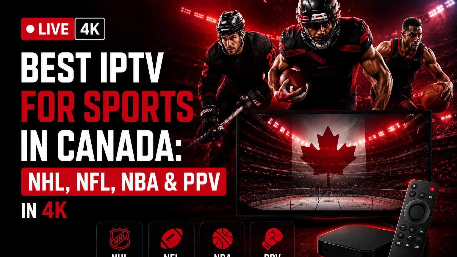 Live hockey on Canadian IPTV