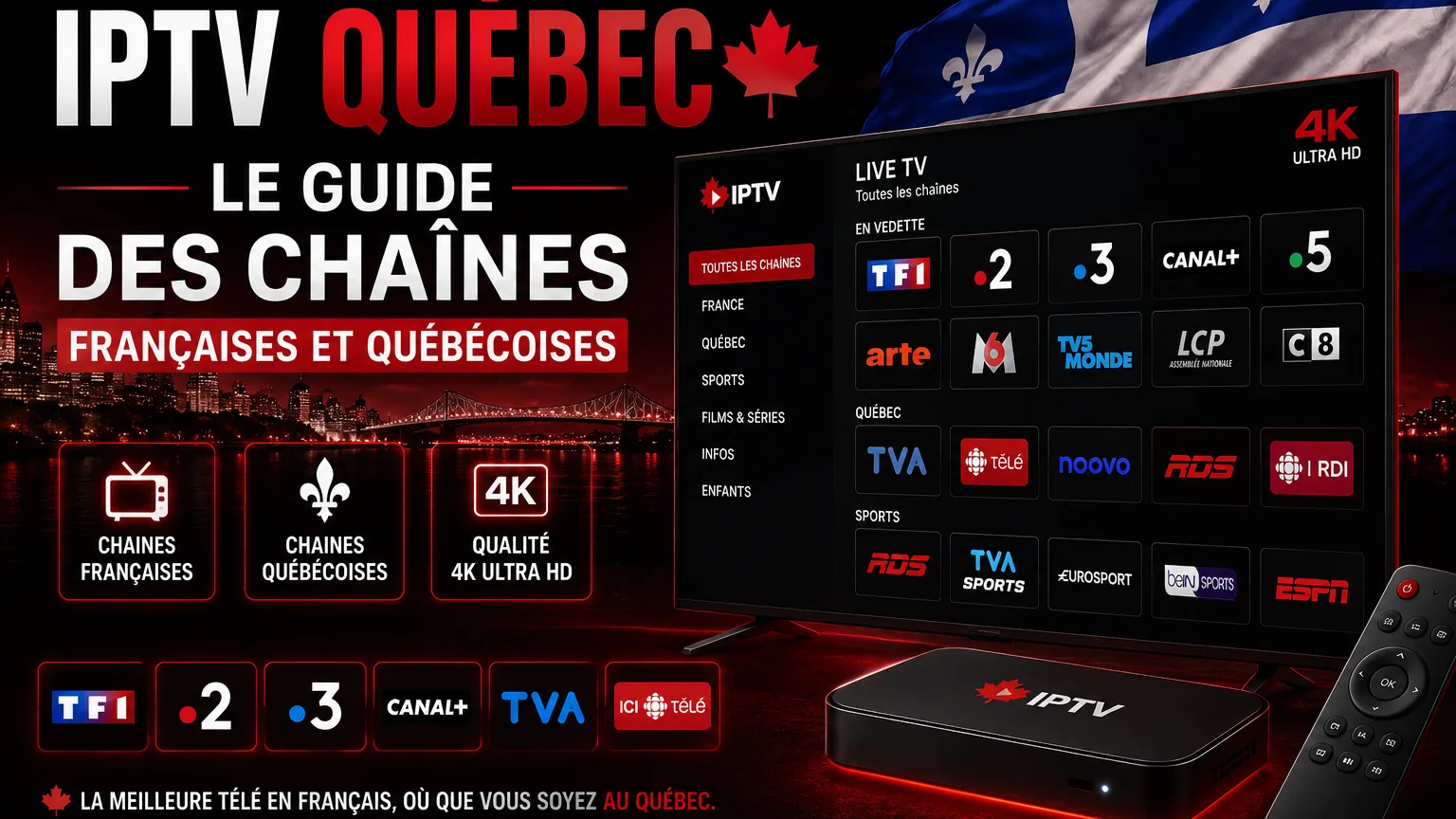 Séries et chaînes françaises au Québec