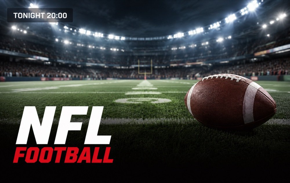 NFL football live stream Canada — tonight at 20:00