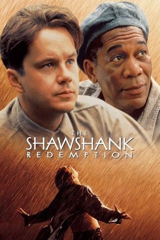 The Shawshank Redemption movie poster, available on MapleStream IPTV Canada